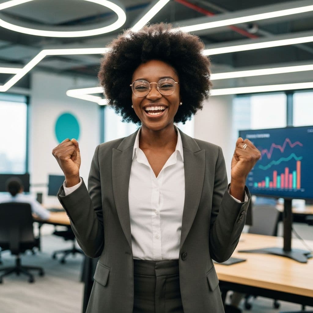 Successful Nigerian professional in tech career